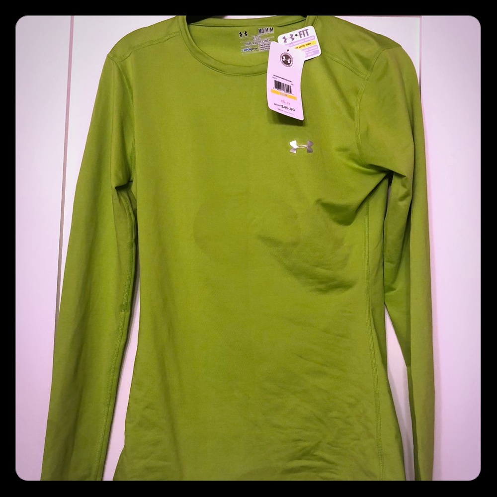 Lime Green Under Armour Compression Top